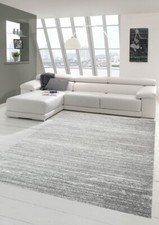 Tapis de salon design et contemporain Tapis court Uni Gris