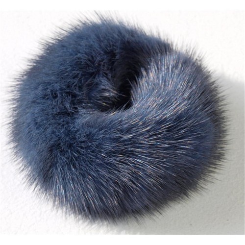 Scrunchie fourrure vison - scrunchie, en
