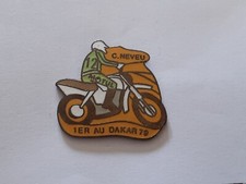 pins moto rallye paris dakar neveu 1979 numerotée