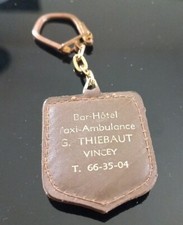 Porte clé cuir - cuir, bar