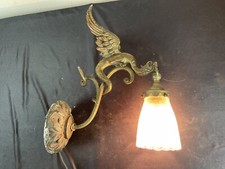 Applique Lanterne lampe bronze  GARGOUILLE, dragon chimère