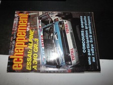 **cr Revue échappement n°118 Alpine A 310 V6 - 