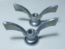 NOS 2 anciens Ecrous Papillon