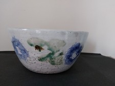 Coupe  en terre chamottée  Albert Thiry VALLAURIS   27 X 13 cm