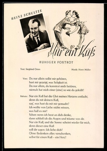 Musicien heinz schultze juste - heinz,
