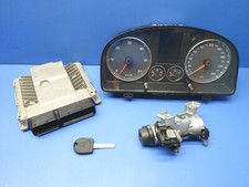 VW TOURAN 2.0 TDI KIT CALCULATEUR MOTEUR 03G906018 DB-  5WP45539 AD