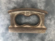 Ancien outil de maçonnerie pour lissage d'escalier. Estampillé camion frères