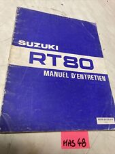 Suzuki RT80 OVNI RT 80 manuel revue technique moto atelier 80RT édition 1983