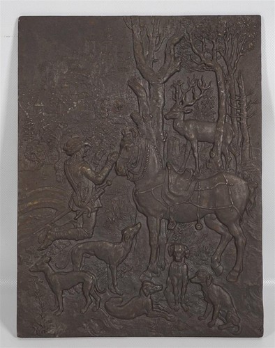 Plaque relief fonte détail - en,