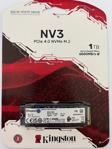 Ssd kingston nv3 nvme - nv3, m.2
