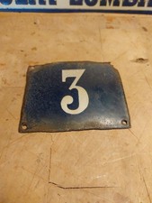 Plaque émaillée de rue