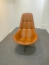 Fauteuil BoConcept modele Boston en cuir caramel Occasion 