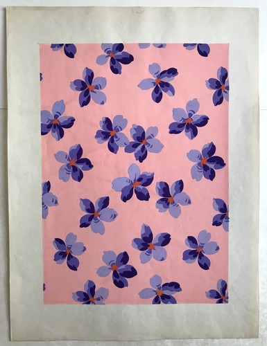 Gouache sur papier des