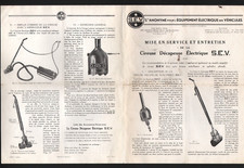 ISSY-les-MOULINEAUX (92) EQUIPEMENT ELECTRIQUE / CIREUSE DECAPEUSE "S.E.V."