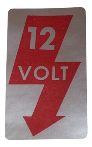Autocollant 12v pour