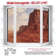 STICKER TROMPE L'OEIL FENETRE