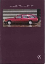 Catalogue Brochure Mercedes Break T W124 03/1991 France