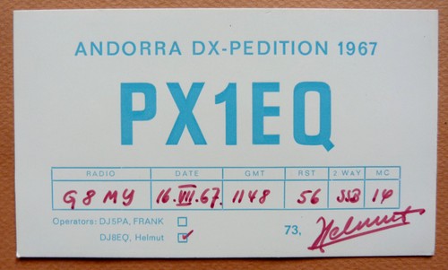 Carte postale radio - radio, amateur