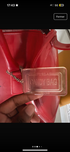 Sac furla rouge candy bag - furla,
