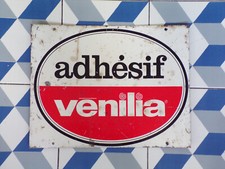 VINTAGE PLAQUE ADHéSIF VéNILIA TÔLE Lithographé-DESIGN 60 70