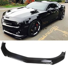 Pour Chevrolet Camaro SS Spoiler Lèvre Lame Jupe Pare-Choc Avant Noir Brillant