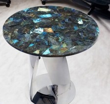 Table Ronde En Labradorite 24"