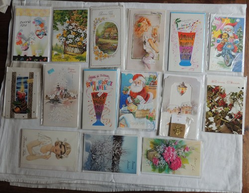 Lot cartes de voeux - lot,