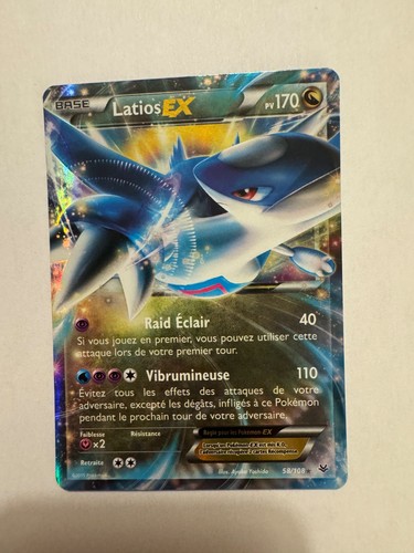Carte pokemon latios - latios, 58/108