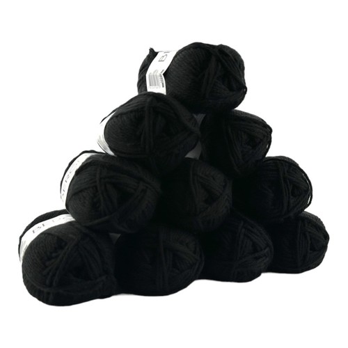 Pelotes laine noir - -,