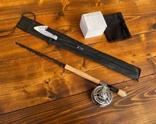 Ensemble canne à pêche télescopique 7 pieds 210 cm canne à mouche pour...