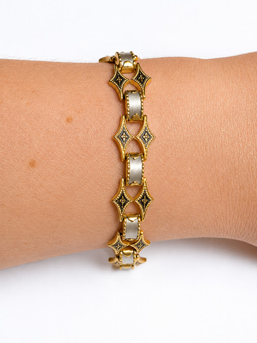 Bracelet damasquiné toledo - bracelet,