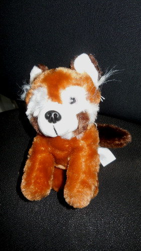 Doudou peluche panda roux - doudou,