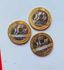 lot 10 Francs Génie de la Bastille 1988 1989 19910 (B20 08)