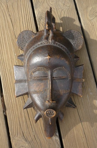 Masque africain bois - africain, en
