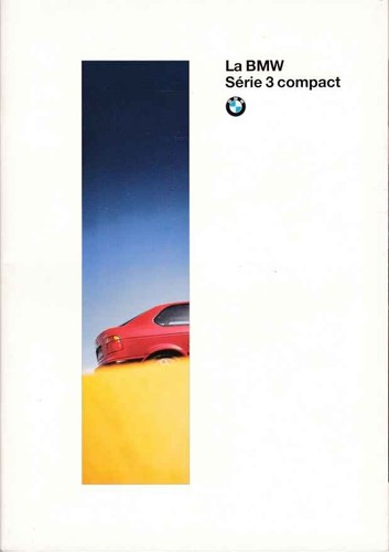 Catalogue brochure bmw serie - serie, 3