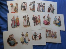 14 GRAVURES COSTUMES