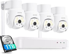 ZOSI 5MP PT 360°Kit Caméra