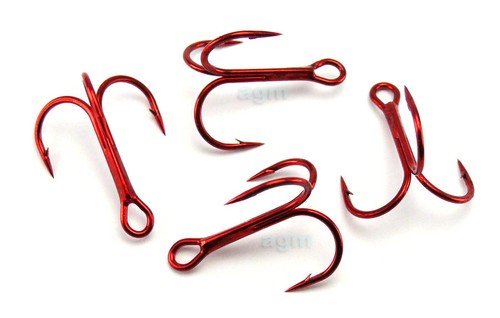 Hameçons triple rouge vmc - hameçons,