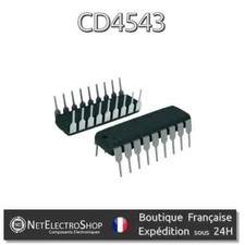 2x Décodeur BCD CD4543BE