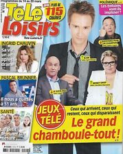 TELE LOISIRS n°1515 14/03/2015  Jeux télé/ Ingrid Chauvin/ A.Karembeu/ P.Brunner