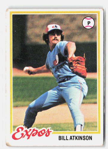 1978 topps bill atkinson - #43,