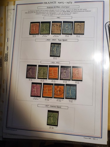 Timbres france 1903 - france, 1903-1926