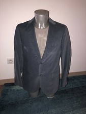 luxueuse veste en velours cotelé bleu/gris ZEGNA taille 48R (M) NEUVE