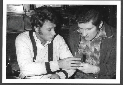 Rare carte postale johnny - carte,