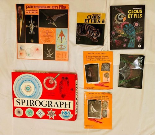Jeu vintage spirograph avec - jeu,