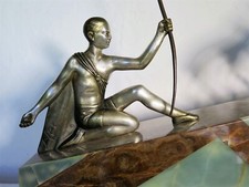 Rare pendule garniture