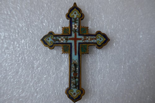 Superbe croix émaux - superbe,