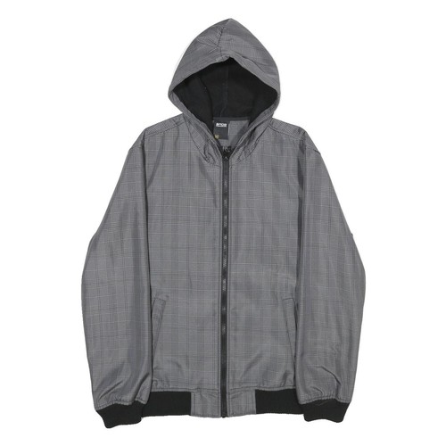 Veste capuche carreaux smog - veste,