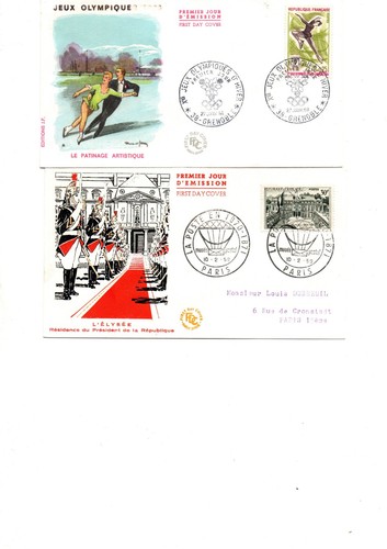 Lot enveloppes 1er jour - lot, 2