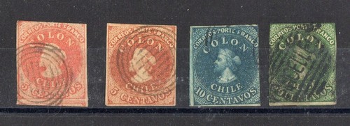 Chili serie timbres - serie, 4
